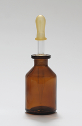 Pipettenflasche, Braunglas, 100 ml