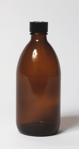 EH-Glasflasche, braun, 250 ml